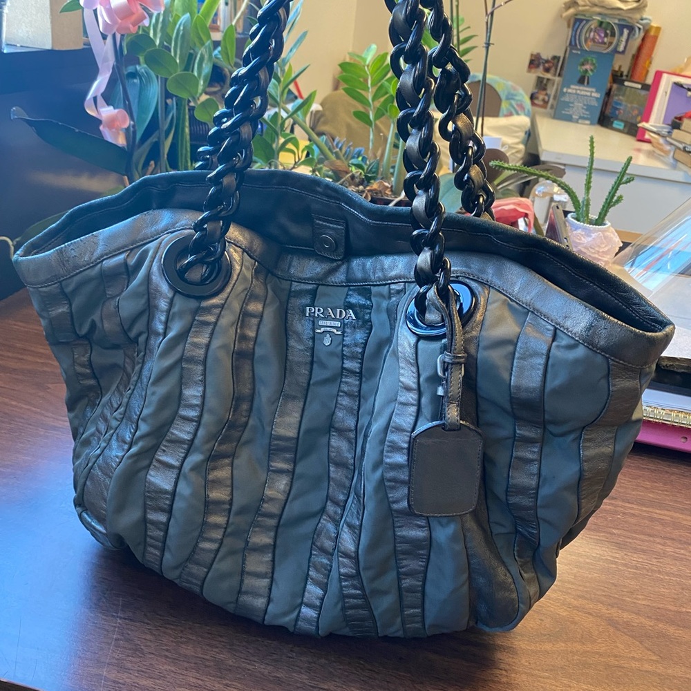 Authentic Large Prada Bag - image 5
